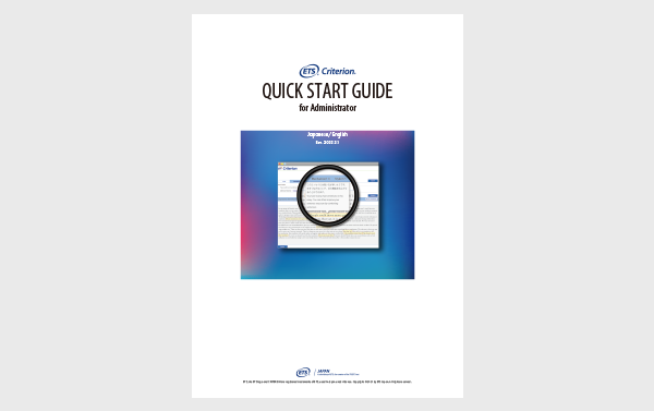Criterion Quick Start Guide Administrator