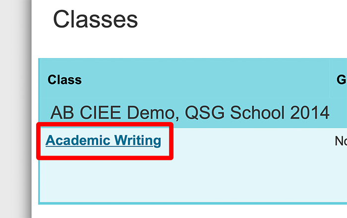 click class name