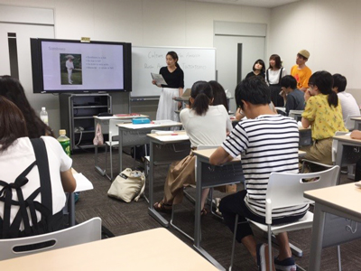 学期末に実施している発表の様子