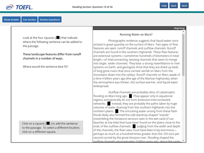 TOEFL iBT® Free Practice Test