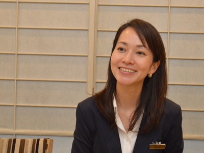 株式会社ニュー・オータニ総務部 能力開発課 係長 杉井志帆さん