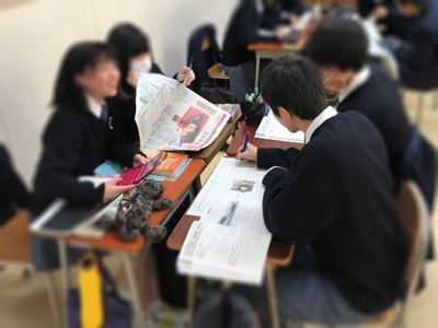 新聞を活用し英語で表現する機会を増やす工夫